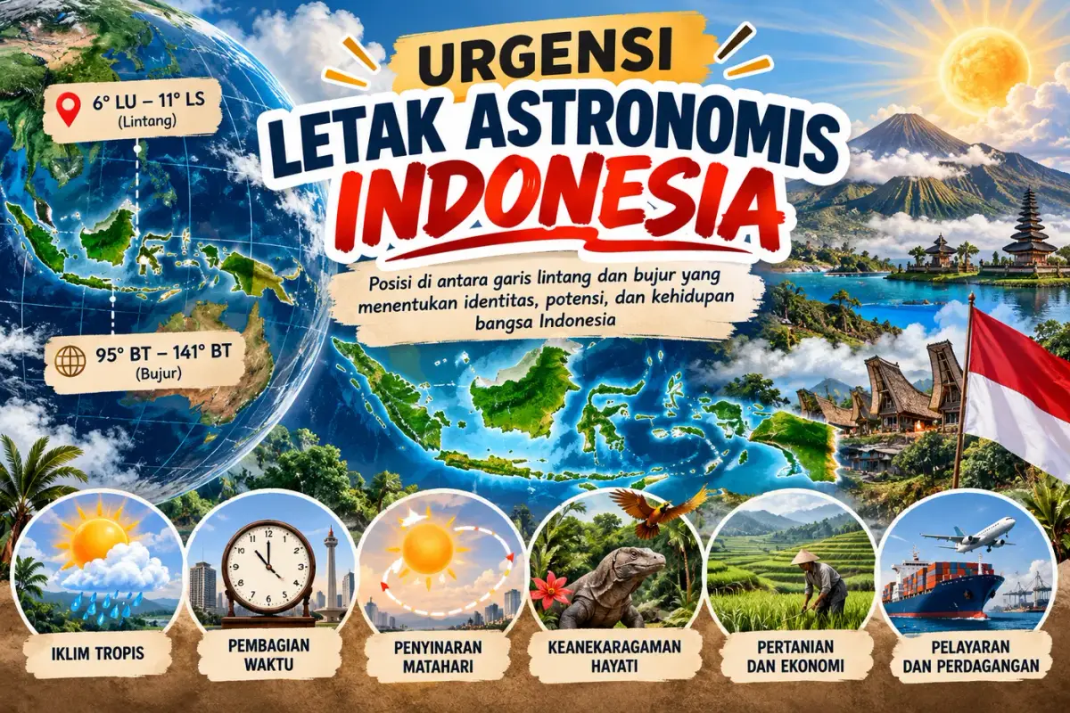 Urgensi Letak Astronomis Indonesia: Pengaruhnya terhadap Iklim, Waktu, dan Kehidupan Masyarakat