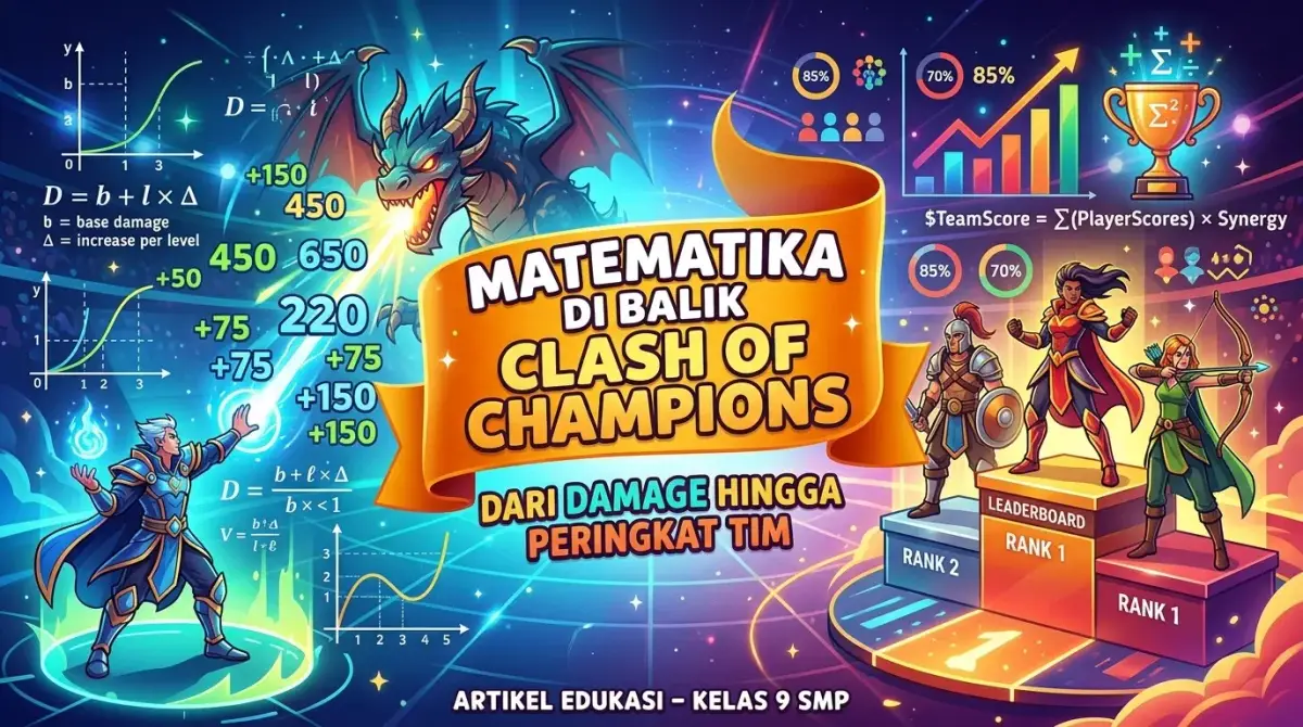 Matematika di Balik Clash of Champions: Dari Damage Hingga Peringkat Tim