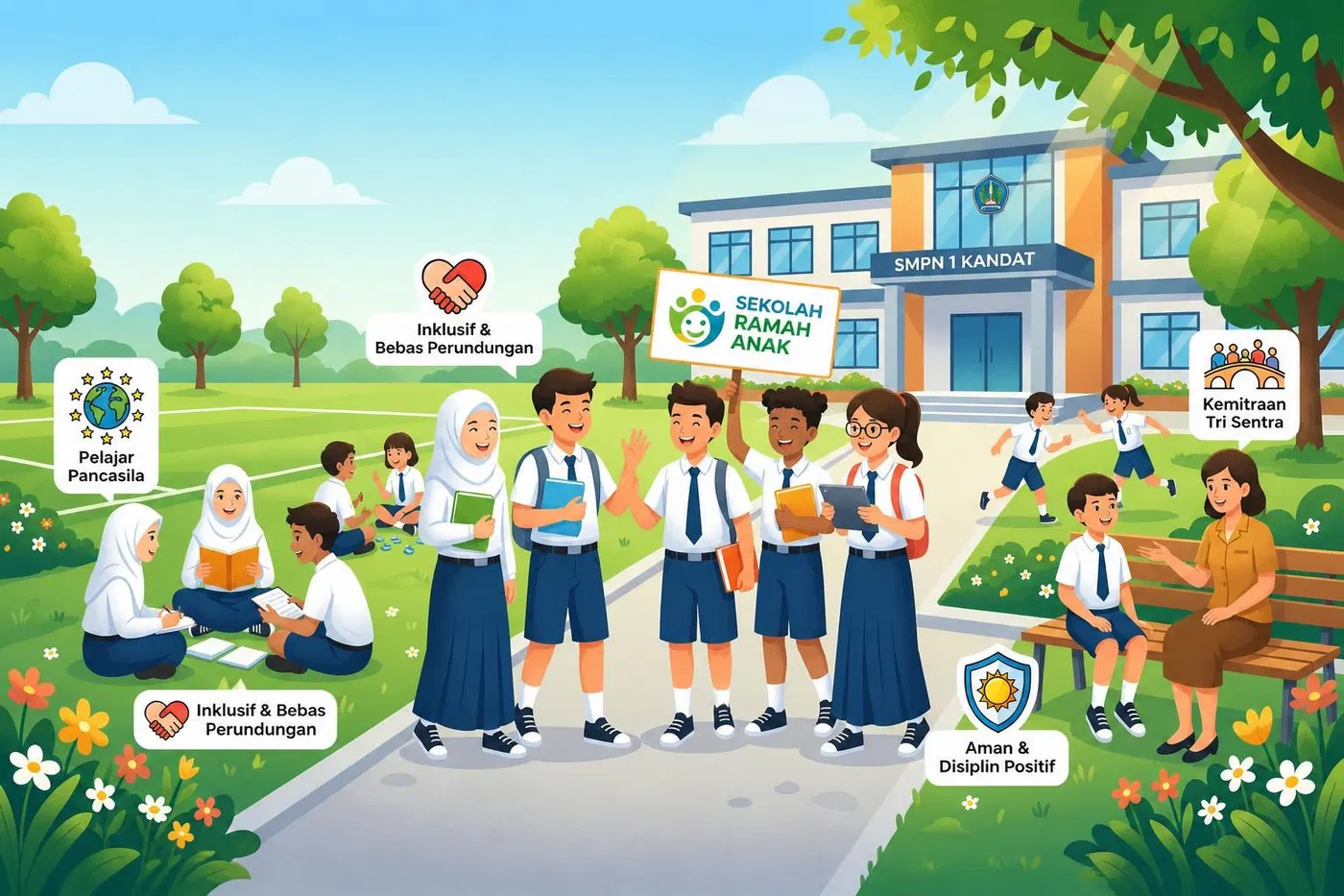 SMPN 1 KANDAT: Mewujudkan Sekolah Ramah Anak (SRA)