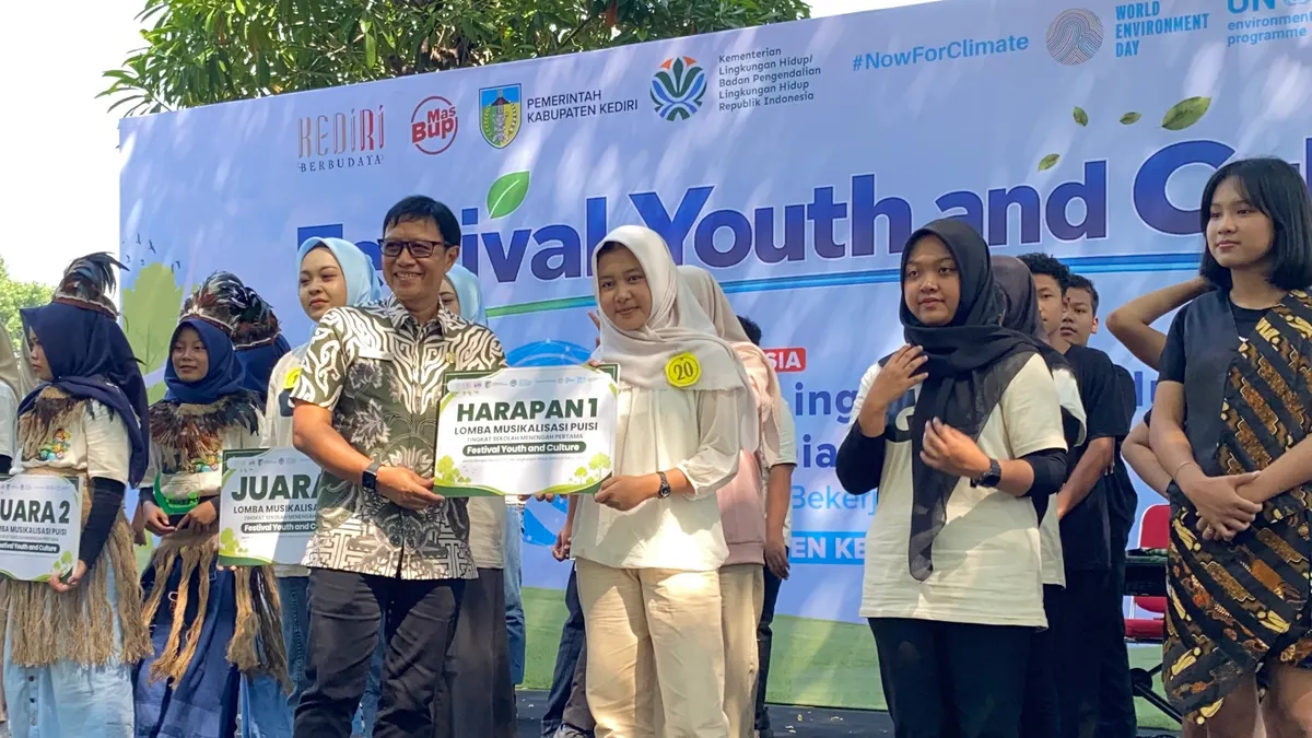 Juara Harapan 1 Musikalisasi Puisi Tingkat SMP se-Kabupaten Kediri